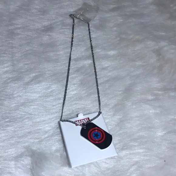 Stainless Steel Captain AmericaNecklace
